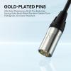 imageMAONO 6FT XLR Microphone Cable Premium XLR Male to Female Mic Audio Cord with Balanced 3 PIN ConnectorSpeaker Cable Mic Wire PD100X200X300X400X Microphones Audio Mixer6FT