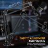 imageMAONO Boom Arm Microphone Stand Adjustable Metal Suspension Mic Boom Arm for Podcast Gaming Streaming Recordingwith Desk Clamp and 38quot to 58quot Screw AdapterMax Load 1KG BA20 BlackBlack