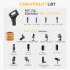 imageMAONO Boom Arm Microphone Stand Adjustable Metal Suspension Mic Boom Arm for Podcast Gaming Streaming Recordingwith Desk Clamp and 38quot to 58quot Screw AdapterMax Load 1KG BA20 BlackWhite