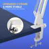 imageMAONO Boom Arm Microphone Stand Adjustable Metal Suspension Mic Boom Arm for Podcast Gaming Streaming Recordingwith Desk Clamp and 38quot to 58quot Screw AdapterMax Load 1KG BA20 BlackWhite