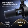 imageMAONO Dynamic MicrophoneXLR USB Podcast Recording Mic for Vocal Recording Content Creation Home Studio Voiceover with 192kHz24bit Noise Reduction Mic Gain Monitoring Mute PD300XPD300XT