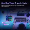 imageMAONO Gaming Audio Mixer Audio Interface with Propreamp RGB Bluetooth 48V Phantom Power for Live Streaming Podcasting Content Create Gaming MaonoCaster G1 NEO WhiteBlack