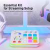 imageMAONO Gaming Audio Mixer Audio Interface with Propreamp RGB Bluetooth 48V Phantom Power for Live Streaming Podcasting Content Create Gaming MaonoCaster G1 NEO WhiteWhite