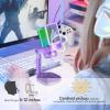 imageMAONO Gaming Microphone with Noise Cancellation USB Condenser Mic for Streaming Podcast Twitch YouTube Discord PC Desktop Computer Mic for PS5 GamerWave DGM20 PinkPurple