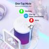imageMAONO Gaming Microphone with Noise Cancellation USB Condenser Mic for Streaming Podcast Twitch YouTube Discord PC Desktop Computer Mic for PS5 GamerWave DGM20 PinkWhite