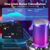imageMAONO Gaming Microphone with Noise Cancellation USB Condenser Mic for Streaming Podcast Twitch YouTube Discord PC Desktop Computer Mic for PS5 GamerWave DGM20 PinkBlack Crystal