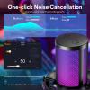 imageMAONO Gaming Microphone with Noise Cancellation USB Condenser Mic for Streaming Podcast Twitch YouTube Discord PC Desktop Computer Mic for PS5 GamerWave DGM20 PinkBlack