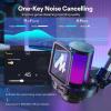 imageMAONO Gaming USB Microphone Noise Cancellation Condenser Mic with Mute Gain Monitoring Boom Arm Mic for Streaming Podcast Twitch YouTube Discord PC Computer PS4 PS5 Mac GamerWave DGM20SBlack