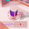 imageMAONO Gaming USB Microphone Noise Cancellation Condenser Mic with Mute Gain Monitoring Boom Arm Mic for Streaming Podcast Twitch YouTube Discord PC Computer PS4 PS5 Mac GamerWave DGM20SPink