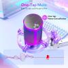 imageMAONO Gaming USB Microphone Noise Cancellation Condenser Mic with Mute Gain Monitoring Boom Arm Mic for Streaming Podcast Twitch YouTube Discord PC Computer PS4 PS5 Mac GamerWave DGM20SPurple