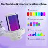 imageMAONO Gaming USB Microphone Noise Cancellation Condenser Mic with Mute Gain Monitoring Boom Arm Mic for Streaming Podcast Twitch YouTube Discord PC Computer PS4 PS5 Mac GamerWave DGM20SWhite