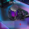 imageMAONO Gaming USB Microphone Noise Cancellation Condenser Mic with Mute Gain Monitoring Boom Arm Mic for Streaming Podcast Twitch YouTube Discord PC Computer PS4 PS5 Mac GamerWave DGM20SBlack
