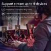 imageMAONO MaonoCaster Lite AUAM200S1 AllinOne Podcast Equipment Set with 35mm Microphone for Live Streaming Podcast Recording PC SmartphoneAUAM200S1