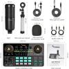 imageMAONO MaonoCaster Lite AUAM200S1 AllinOne Podcast Equipment Set with 35mm Microphone for Live Streaming Podcast Recording PC SmartphoneAUAM200S1