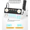 imageMAONO MaonoCaster Lite AUAM200S1 AllinOne Podcast Equipment Set with 35mm Microphone for Live Streaming Podcast Recording PC SmartphoneAUAM200S1 White