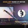 imageMAONO Microphone Boom Arm Heavy Duty Low Profile Mic Arm with Cable Management Channels Desk Mount Clamp Fully Adjustable Mic Stand for Podcast Studio Streaming Heavy Duty Mic ArmLow Profile Mic Arm