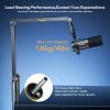 imageMAONO Microphone Boom Arm Heavy Duty Low Profile Mic Arm with Cable Management Channels Desk Mount Clamp Fully Adjustable Mic Stand for Podcast Studio Streaming Heavy Duty Mic ArmHeavy Duty Mic Arm
