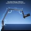 imageMAONO Microphone Boom Arm Heavy Duty Low Profile Mic Arm with Cable Management Channels Desk Mount Clamp Fully Adjustable Mic Stand for Podcast Studio Streaming Heavy Duty Mic ArmHeavy Duty Mic Arm