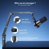 imageMAONO Microphone Boom Arm Heavy Duty Low Profile Mic Arm with Cable Management Channels Desk Mount Clamp Fully Adjustable Mic Stand for Podcast Studio Streaming Heavy Duty Mic ArmHeavy Duty Mic Arm