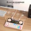 imageMAONO Podcast Equipment Bundle Audio Interface mixer with Dual XLR Input for Podcast Streaming  MaonoCaster E2 Gen2E2 GEN2 Pink