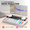 imageMAONO Podcast Equipment Bundle Audio Interface mixer with Dual XLR Input for Podcast Streaming  MaonoCaster E2 Gen2E2 GEN2 White