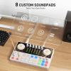 imageMAONO Podcast Equipment Bundle Audio Interface mixer with Dual XLR Input for Podcast Streaming  MaonoCaster E2 Gen2E2 GEN2 White