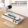 imageMAONO Podcast Equipment Bundle Audio Interface mixer with Dual XLR Input for Podcast Streaming  MaonoCaster E2 Gen2E2 GEN2 White