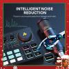 imageMAONO Podcast Equipment Bundle MaonoCaster Lite Audio Interface AllinOne Podcast Production Studio with 25mm Large Diaphragm Microphone for Live Streaming Recording PC DJ AUAM200S4 Black