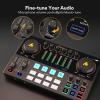 imageMAONO Podcast Equipment Bundle with Audio Interface and XLR Condenser Microphone MaonoCaster with 48V Phantom Power Bluetooth for Podcast Streaming Voice Over Youtube PC Guitar AME2AAME2A