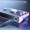 imageMAONO Streaming Audio Mixer Audio Interface with Propreamp Bluetooth Builtin Battery Noise Cancellation 48V Phantom Power for Live Streaming Podcasting Gaming MaonoCaster AMC2 NEO White