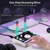 imageMAONO Streaming Audio Mixer Audio Interface with Propreamp Bluetooth Builtin Battery Noise Cancellation 48V Phantom Power for Live Streaming Podcasting Gaming MaonoCaster AMC2 NEO White
