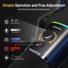 imageMAONO USBXLR Dynamic Microphone for Gaming StreamingComputer PC Microphone with SoftwareRGB Mute Button 48kHz24bit Podcasting Desktop Mic for YouTube Video Recording PD100XBlack