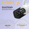 imageMAONO USBXLR Dynamic Microphone for Gaming StreamingComputer PC Microphone with SoftwareRGB Mute Button 48kHz24bit Podcasting Desktop Mic for YouTube Video Recording PD100XWhite