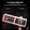 imageMAONO USBXLR Dynamic Microphone for Gaming StreamingComputer PC Microphone with SoftwareRGB Mute Button 48kHz24bit Podcasting Desktop Mic for YouTube Video Recording PD100XPink