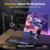 imageMAONO USBXLR Dynamic Microphone for Gaming StreamingComputer PC Microphone with SoftwareRGB Mute Button 48kHz24bit Podcasting Desktop Mic for YouTube Video Recording PD100XBlack