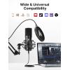 imageMAONO XLRUSB Condenser Microphone 192kHz24Bit Plug ampamp Play PC Computer Podcast Cardioid Metal Mic Kit with Software Professional Sound Chipset for Recording Studio Singing YouTube A04 Gen2