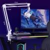imageMAONO XLRUSB Dynamic Microphone Kit RGB Gaming Mic with Software Mute Gain Knob Volume Control Boom Arm for Streaming Podcasting VoiceOver RecordingPD200XS PinkPD200XS White