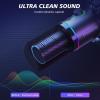 imageMAONO XLRUSB Dynamic Microphone Kit RGB Gaming Mic with Software Mute Gain Knob Volume Control Boom Arm for Streaming Podcasting VoiceOver RecordingPD200XS PinkBlack