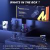 imageMAONO XLRUSB Dynamic Microphone Kit RGB Gaming Mic with Software Mute Gain Knob Volume Control Boom Arm for Streaming Podcasting VoiceOver RecordingPD200XS PinkBlack