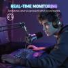 imageMAONO XLRUSB Dynamic Microphone RGB Gaming Mic with Software Mute Gain Knob Volume Control and Headphone Jack for Streaming Podcasting RecordingPD200X BlackBlack