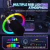 imageMAONO XLRUSB Dynamic Microphone RGB Gaming Mic with Software Mute Gain Knob Volume Control and Headphone Jack for Streaming Podcasting RecordingPD200X BlackBlack