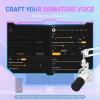 imageMAONO XLRUSB Dynamic Microphone RGB Gaming Mic with Software Mute Gain Knob Volume Control and Headphone Jack for Streaming Podcasting RecordingPD200X BlackWhite