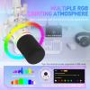 imageMAONO XLRUSB Dynamic Microphone RGB Gaming Mic with Software Mute Gain Knob Volume Control and Headphone Jack for Streaming Podcasting RecordingPD200X BlackWhite