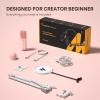 imageUSB Microphone MAONO 192KHZ24Bit Plug ampamp Play PC Computer Podcast Condenser Cardioid Metal Mic Kit with Professional Sound Chipset for Recording Gaming Singing YouTube AUA04Pink