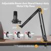 imageUSB Microphone MAONO 192KHZ24Bit Plug ampamp Play PC Computer Podcast Condenser Cardioid Metal Mic Kit with Professional Sound Chipset for Recording Gaming Singing YouTube AUA04Black