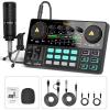 imageMAONO MaonoCaster Lite AUAM200S1 AllinOne Podcast Equipment Set with 35mm Microphone for Live Streaming Podcast Recording PC SmartphoneAUAM200S1