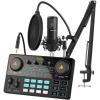 imageMAONO MaonoCaster Lite AUAM200S1 AllinOne Podcast Equipment Set with 35mm Microphone for Live Streaming Podcast Recording PC SmartphoneAUAM200S6