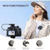 imageMAONO Compact Wireless Lavalier Microphone 24GHz Dual Lapel Mics with Realtime Monitoring Gain Adjustment and Mute for Interview Vlogging Live Streaming Phone Camera WM820 A1
