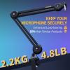imageMAONO Microphone Boom Arm Heavy Duty Adjustable Metal Suspension mic stand with Upgraded Desk Clamp and 38quot to 58quot Screw Adapter for Podcasting Recording Streaming Gaming  BA37