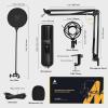 imageMAONO USB Recording Microphone Kit Professional Condenser Microphone for PC with OneTouch Mute and Mic Gain Knob for Singing Podcast Studio Streaming PM421